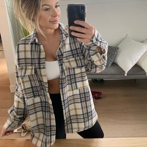 Kittenish autumn blue flannel